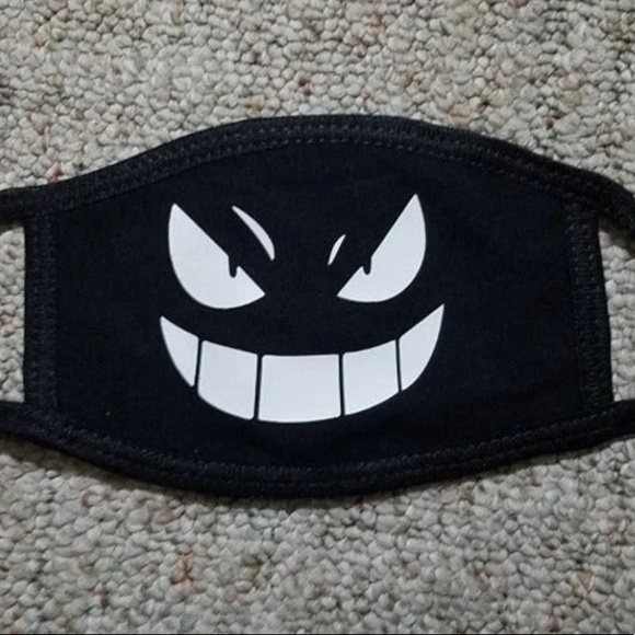 Ghost Gengar Pokemon Face Mask - Picture 1 of 2
